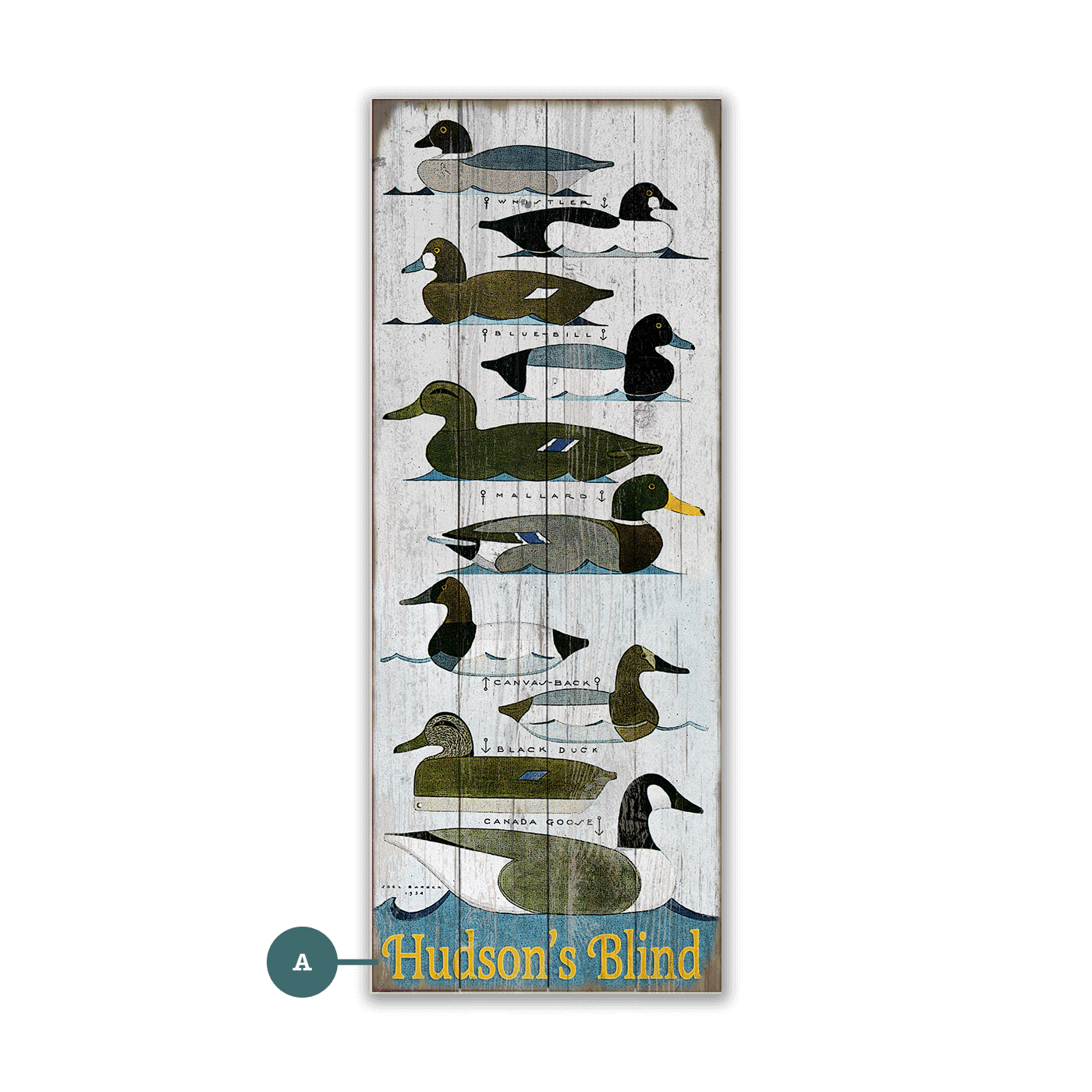 Duck Decoy - Wood & Metal Wall Art