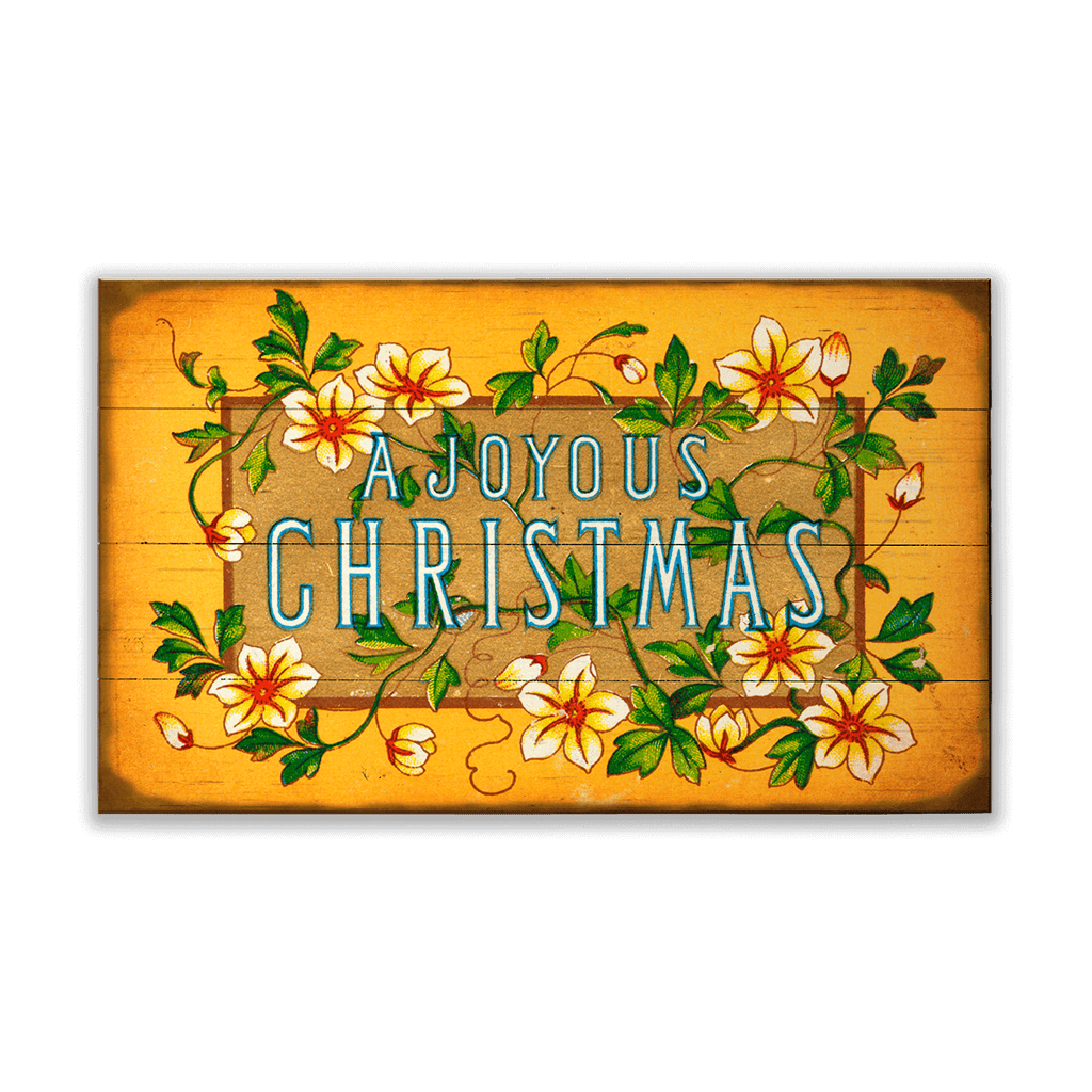 A Joyous Christmas - Wood & Metal Wall Art