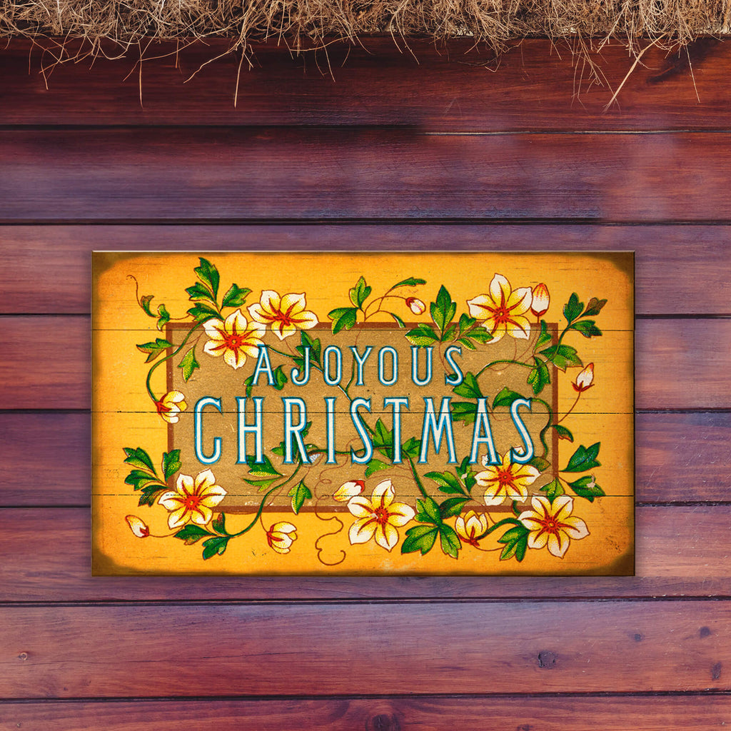 A Joyous Christmas - Wood & Metal Wall Art