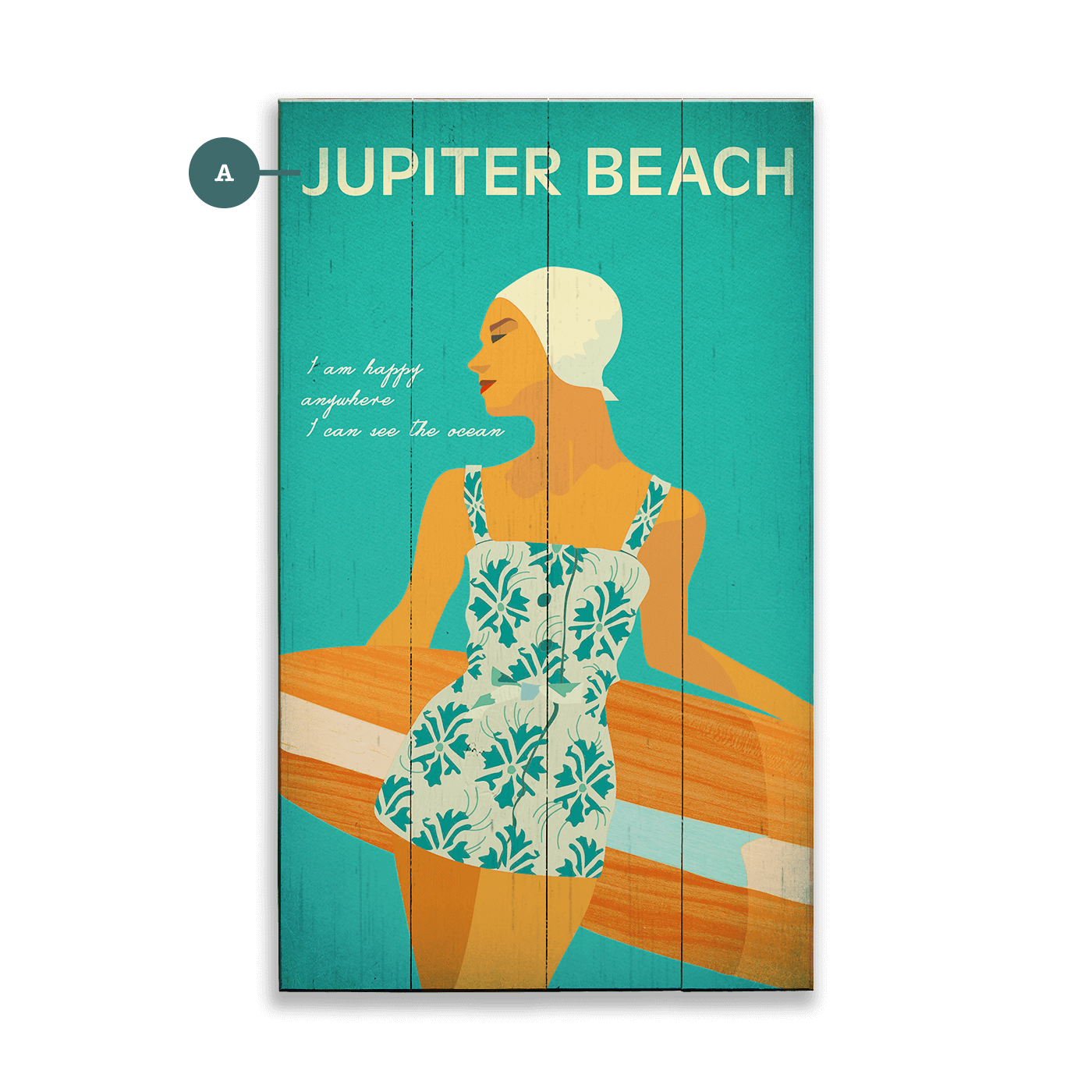Seaside Style - Wood & Metal Wall Art