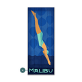 Diving Lady - Wood & Metal Wall Art