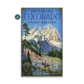 Glorious Alpine Scenery - Wood & Metal Wall Art
