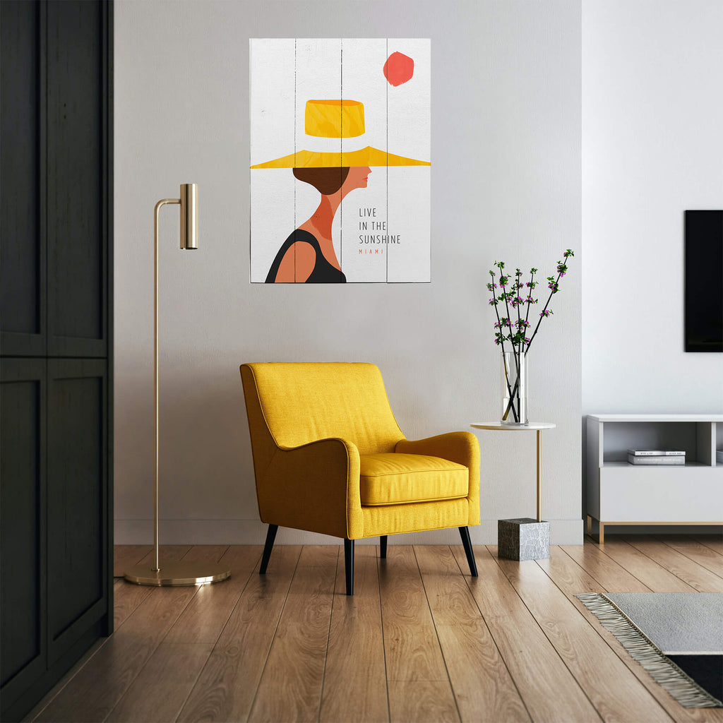 Seaside Sunshine - Wood & Metal Wall Art