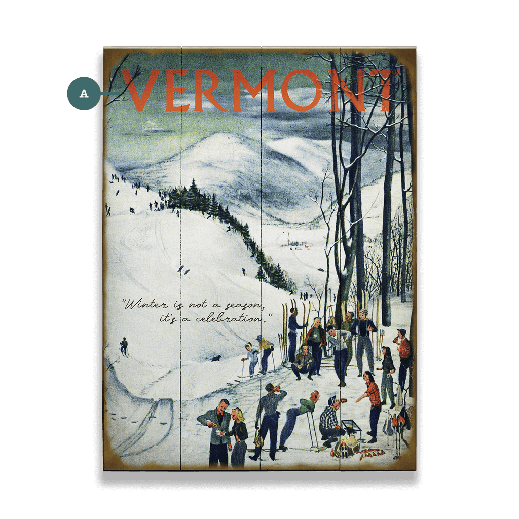 Winter is not a Season - Wood & Metal Wall Art