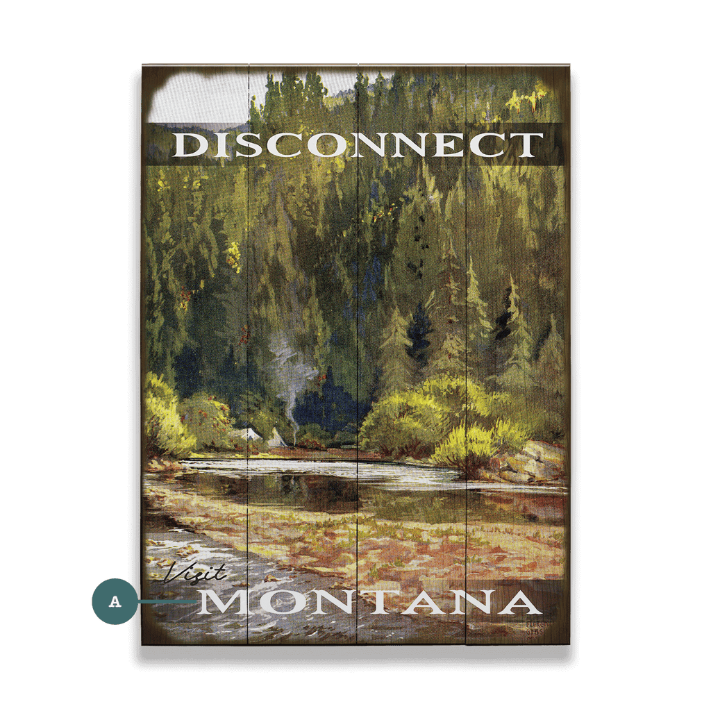 Disconnect in Nature - Wood & Metal Wall Art