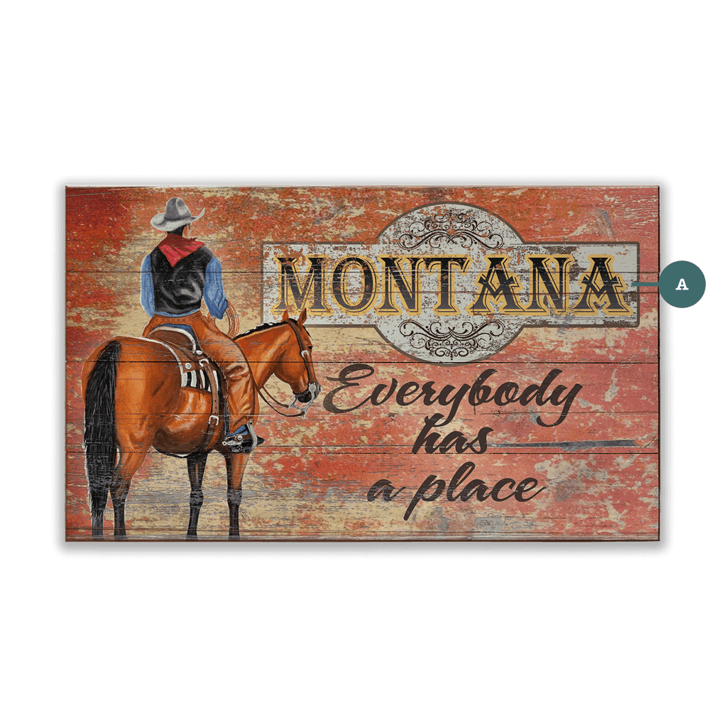 Everybody Has A Place - Wood & Metal Wall Art