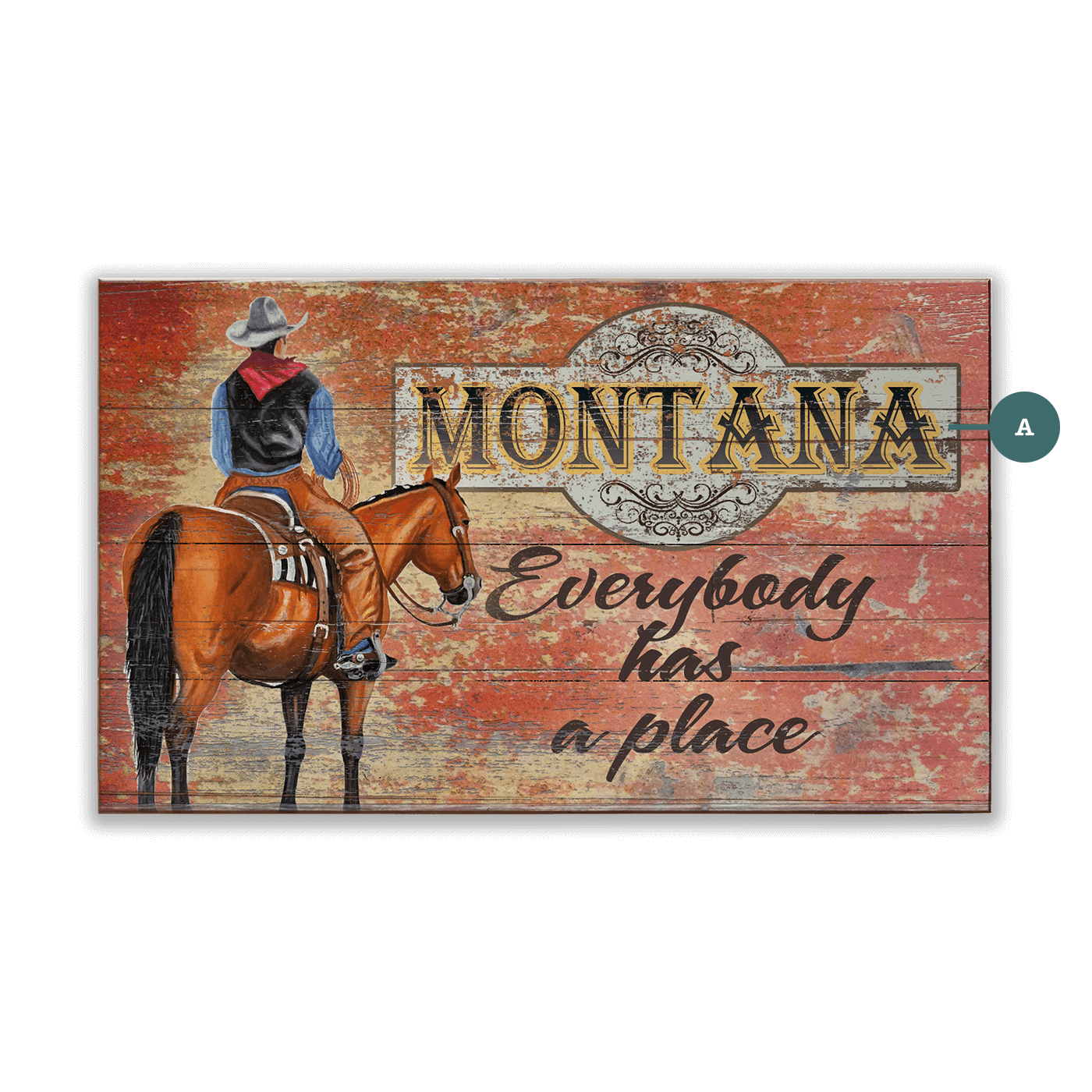 Everybody Has A Place - Wood & Metal Wall Art