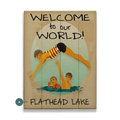 Welcome to our World - Wood & Metal Wall Art