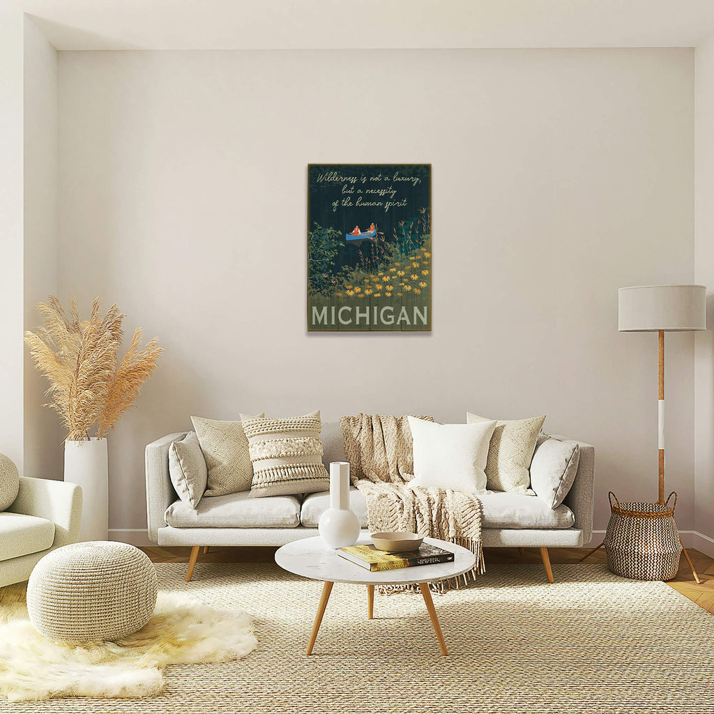 Wilderness is Not a Luxury - Wood & Metal Wall Art