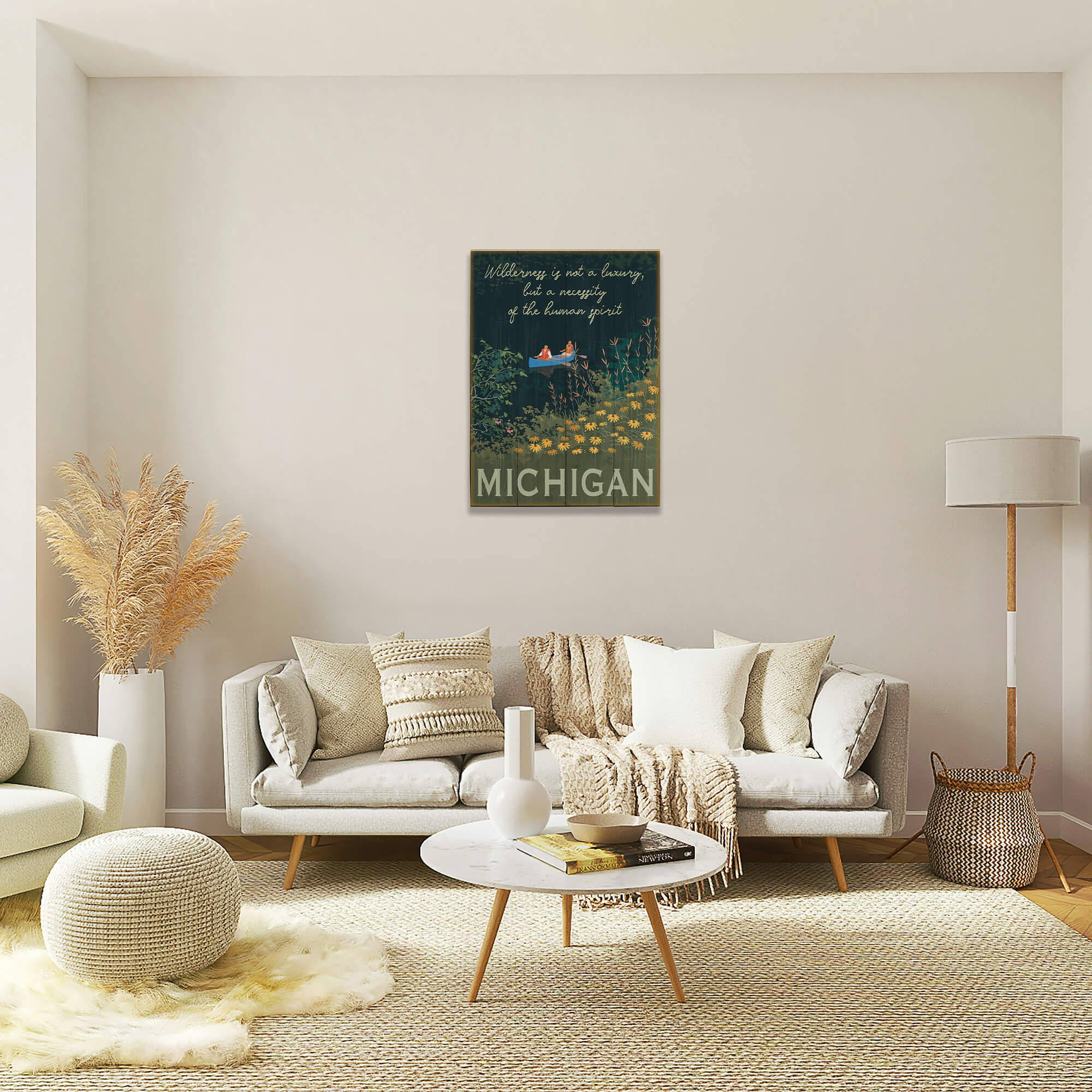 Wilderness is Not a Luxury - Wood & Metal Wall Art