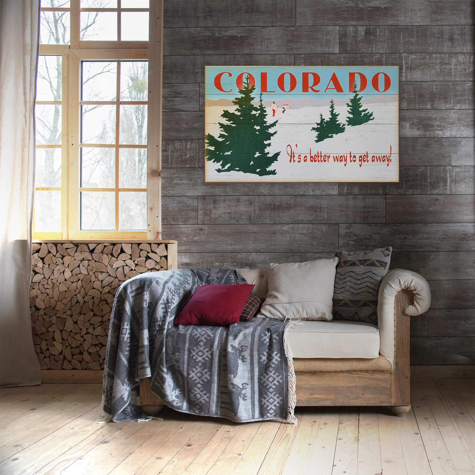 A Better Way to Get Away - Wood & Metal Wall Art