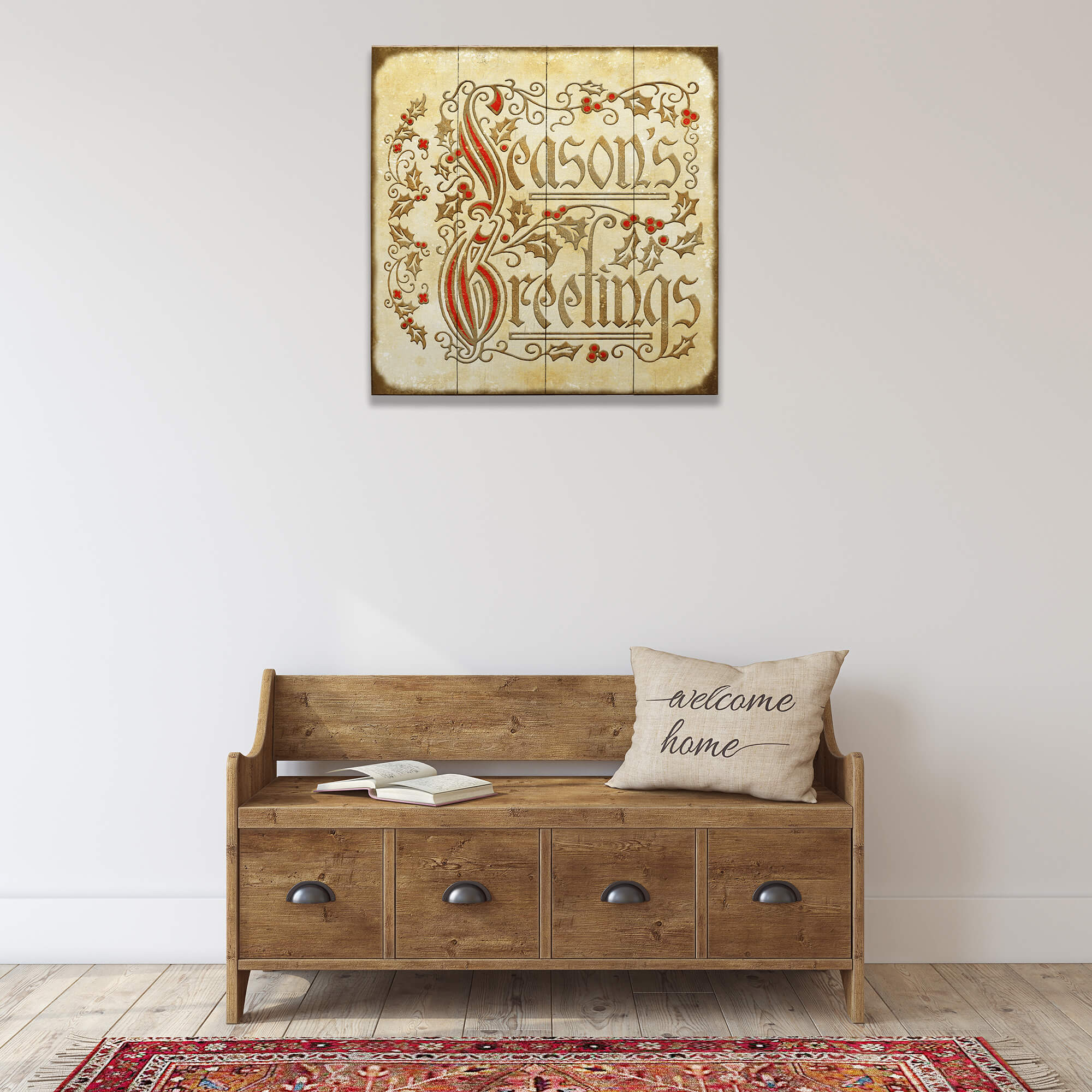 Seasons Greetings: Generic - Wood & Metal Wall Art
