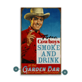 True Cowboys - Wood & Metal Wall Art