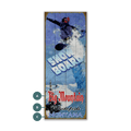 Soaring Over the Summit Snowboard - Wood & Metal Wall Art