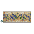Welcome Cross Country Skiers - Wood & Metal Wall Art