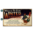 Yellow Snow: Personalized - Wood & Metal Wall Art