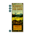 Horses & Hospitality Dude Ranch - Wood & Metal Wall Art