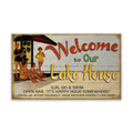 Lake House Welcome: Generic - Wood & Metal Wall Art
