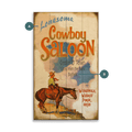 Lonesome Cowboy Saloon - Wood & Metal Wall Art