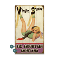 Virgin Snow - Wood & Metal Wall Art