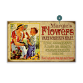 Margie's Flowers - Wood & Metal Wall Art