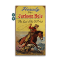 Howdy, The Last of the Old West - Wood & Metal Wall Art