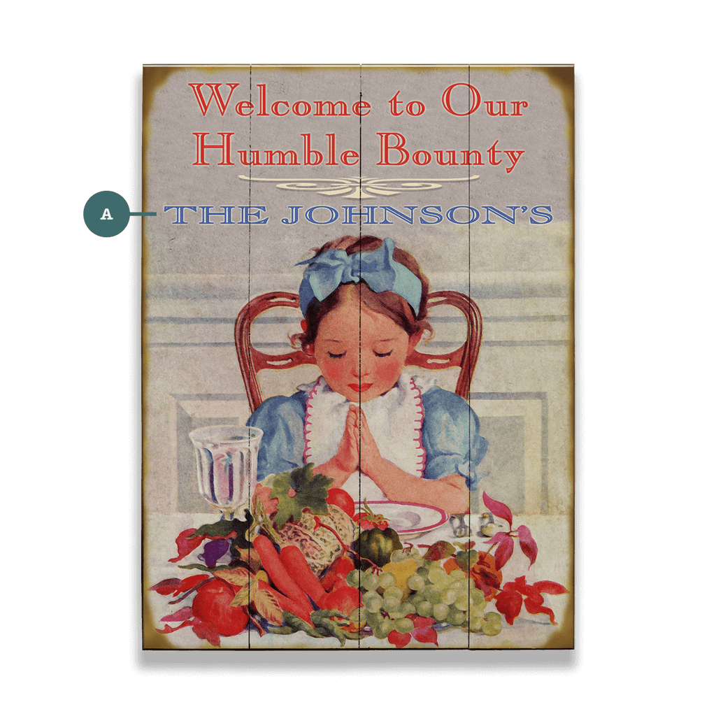 Humble Bounty - Wood & Metal Wall Art