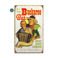 Buckaroo Bar - Wood & Metal Wall Art