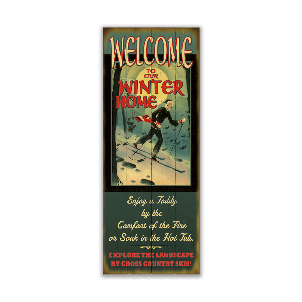 Winter Home XCountry: Generic - Wood & Metal Wall Art