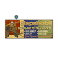 Slapshots: Personalized - Wood & Metal Wall Art