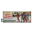 Enjoy a Snow Holiday - Wood & Metal Wall Art