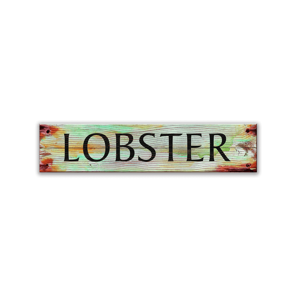 Catch of the Day: Lobster - Wood & Metal Wall Art