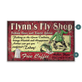 Flynn's Fly Shop - Wood & Metal Wall Art