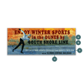 Enjoy Winter Sports - Wood & Metal Wall Art