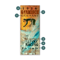 International Alpine Racing - Wood and Metal Wall Art
