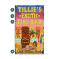 Tillie's Tiki Bar - Wood & Metal Wall Art