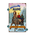 Wintering Maine - Wood & Metal Wall Art