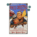 White Christmas Lodge - Wood & Metal Wall Art