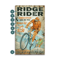 Ridge Rider Bike Challenge - Wood & Metal Wall Art