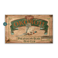 Okoboji Pheasant and Qual Hunt Club - Wood & Metal Wall Art