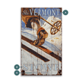 Vintage Mountain Ascent - Wood & Metal Wall Art