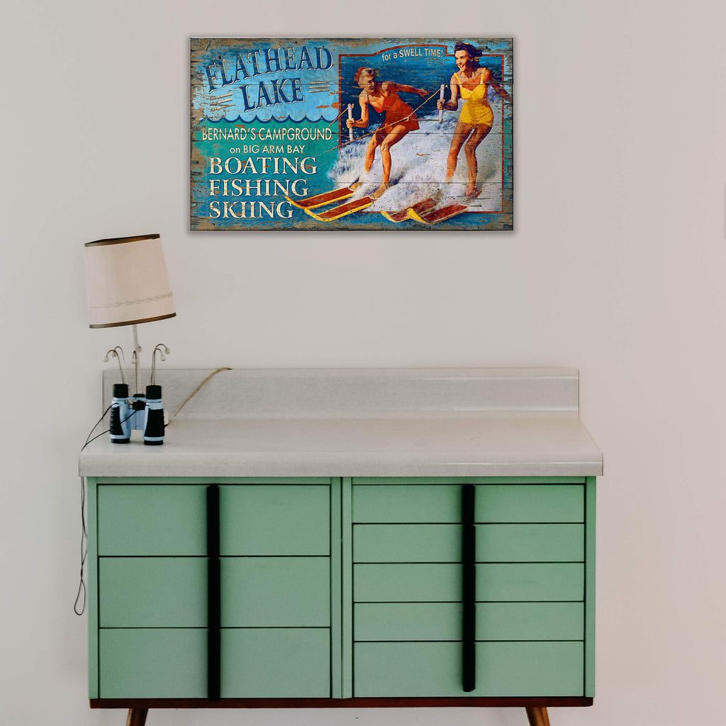 Lakeside Adventures - Wood & Metal Wall Art