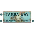 Sea Turtle Latitude - Wood & Metal Wall Art