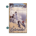 Hit the Slopes - Wood & Metal Wall Art