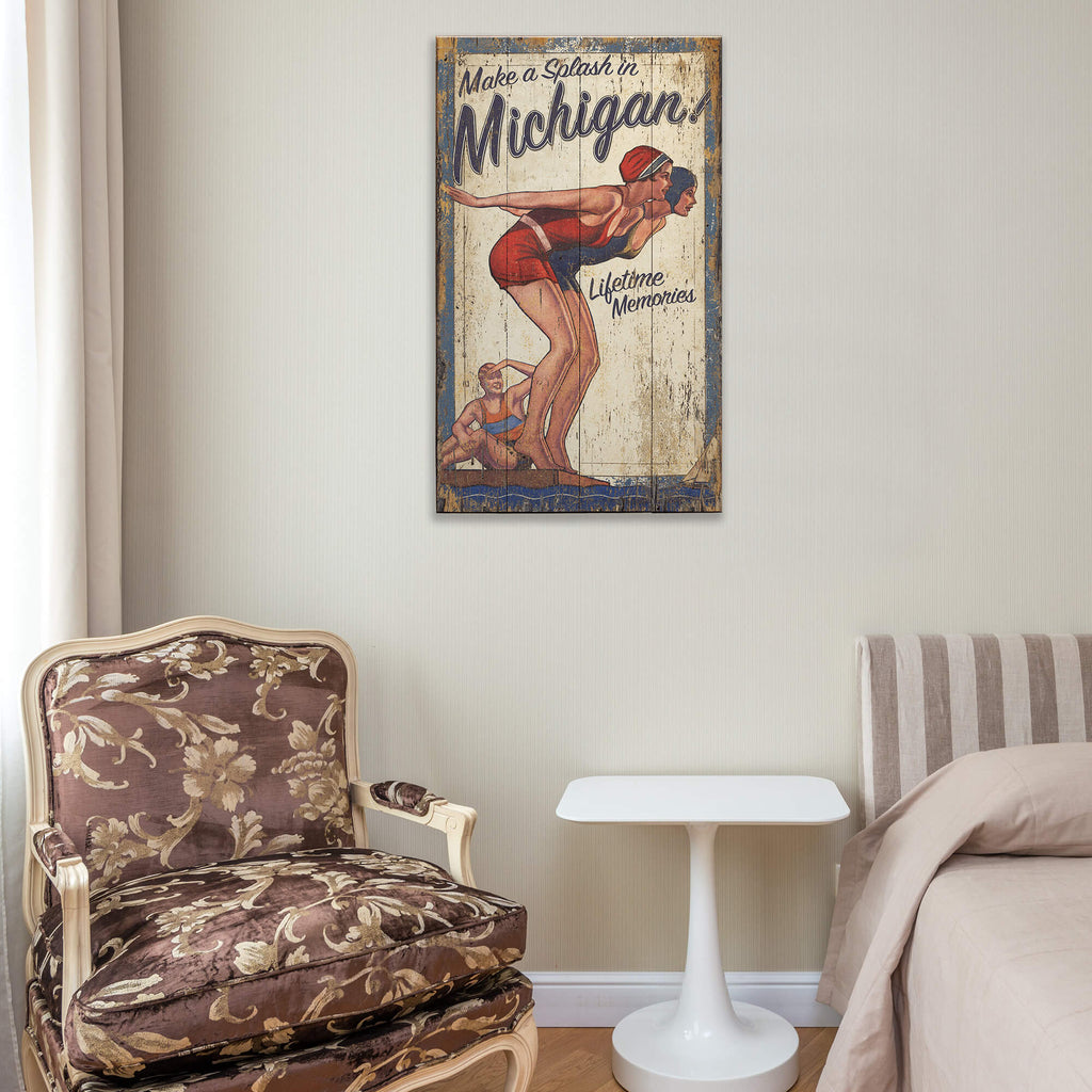 Make a Splash - Wood & Metal Wall Art