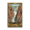 Lower Falls at Yellowstone National Park - Wood & Metal Wall Art