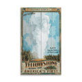 Old Faithful Geyser - Yellowstone - Wood & Metal Wall Art