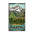 Reynolds Mountain at Glacier National Park: Distressed Finish - Wood & Metal Wall Art