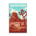 Iconic Joshua Tree National Park: Smooth Finish - Wood & Metal Wall Art