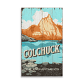 Colchuck: The Enchantments: Distressed Finish - Wood & Metal Wall Art